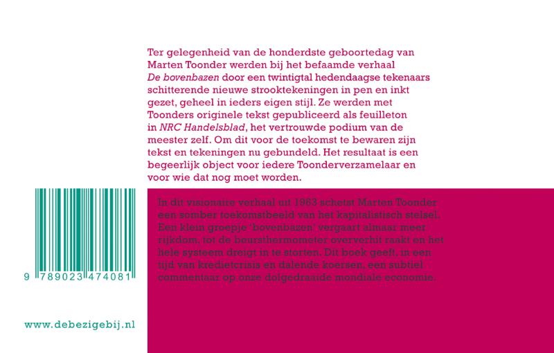 De bovenbazen / Avonturen van Tom Poes achterkant