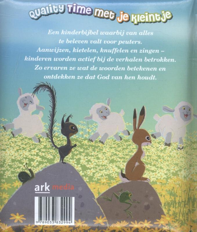 Onze peuterbijbel achterkant