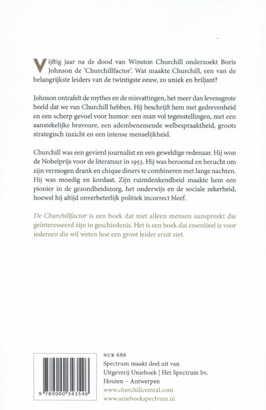 De Churchill factor achterkant