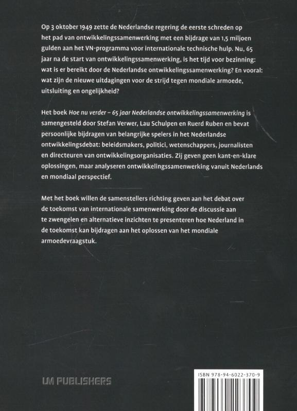 Hoe nu verder? achterkant