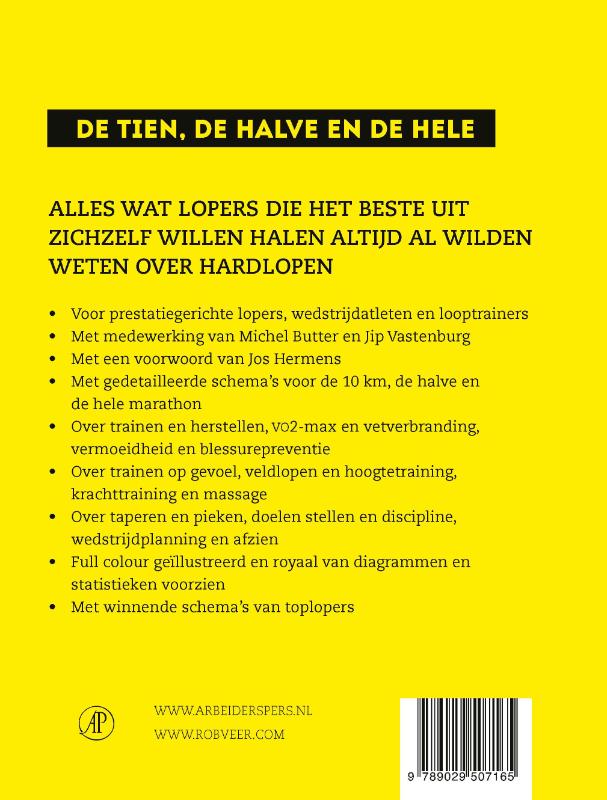 De tien, de halve en de hele achterkant