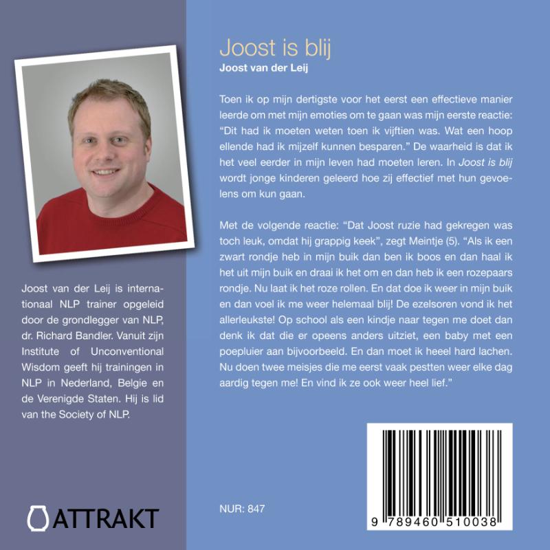 Joost is blij achterkant