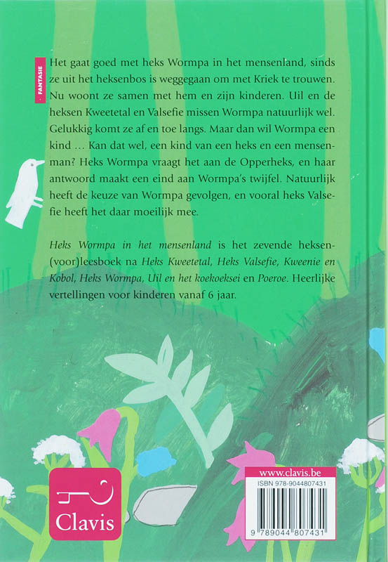 Heks Wormpa in het mensenland achterkant
