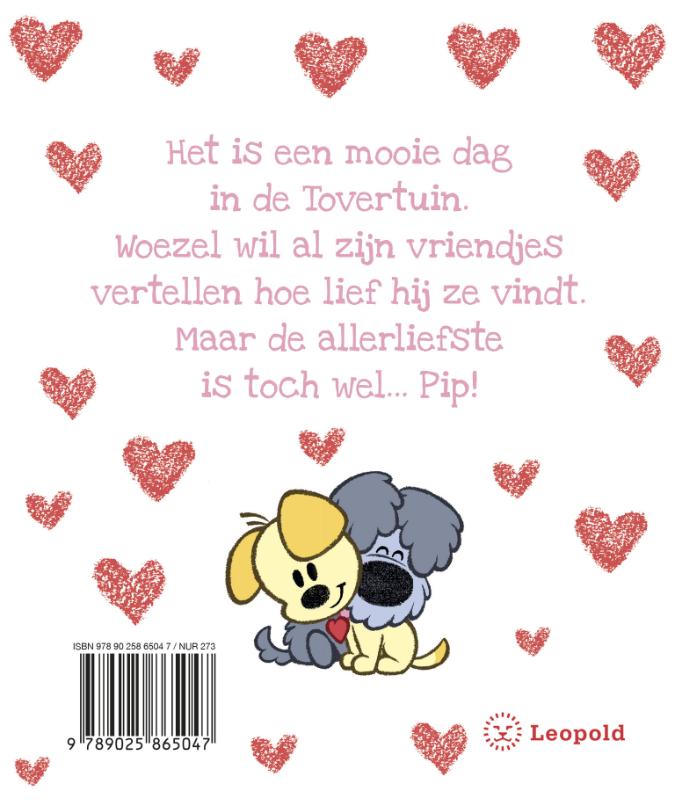 Ik vind jou zo lief / Woezel & Pip achterkant