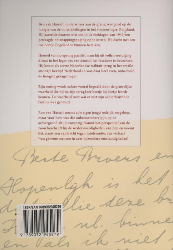 De oorlog van mijn vader achterkant