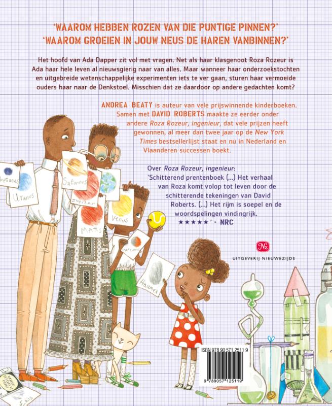 Ada Dapper, wetenschapper achterkant