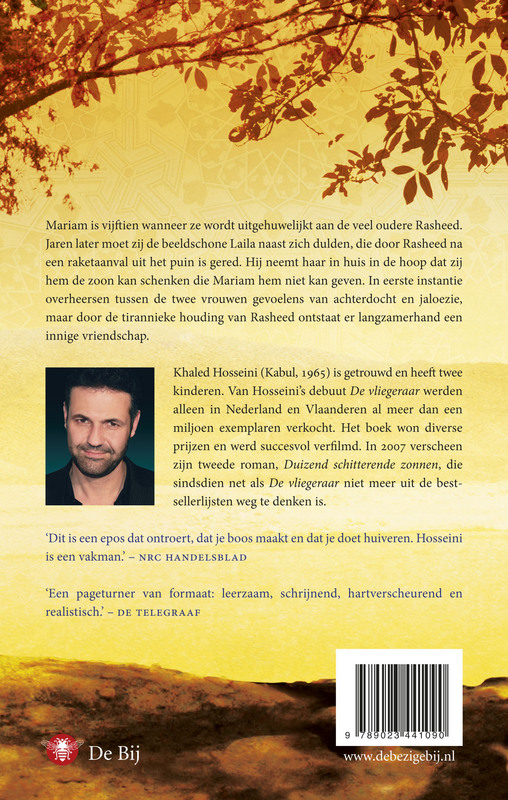 Duizend schitterende zonnen achterkant