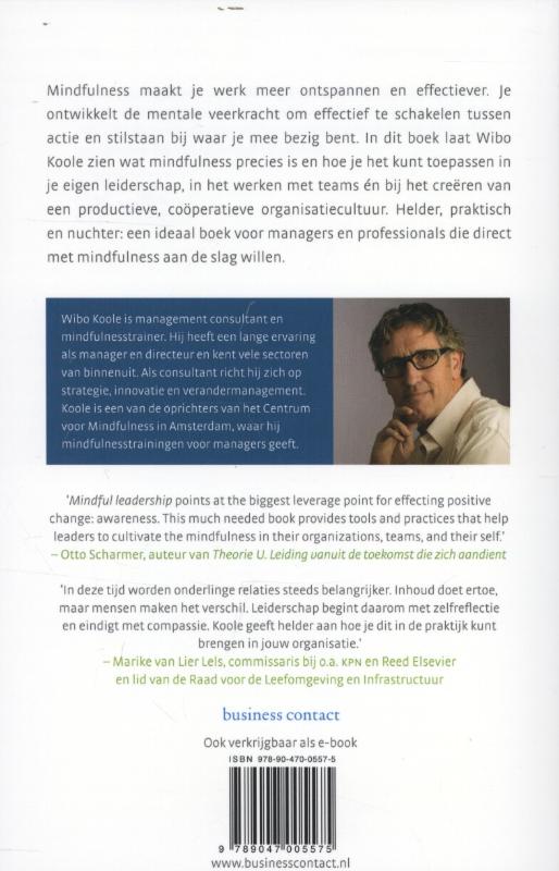 Mindful leiderschap achterkant