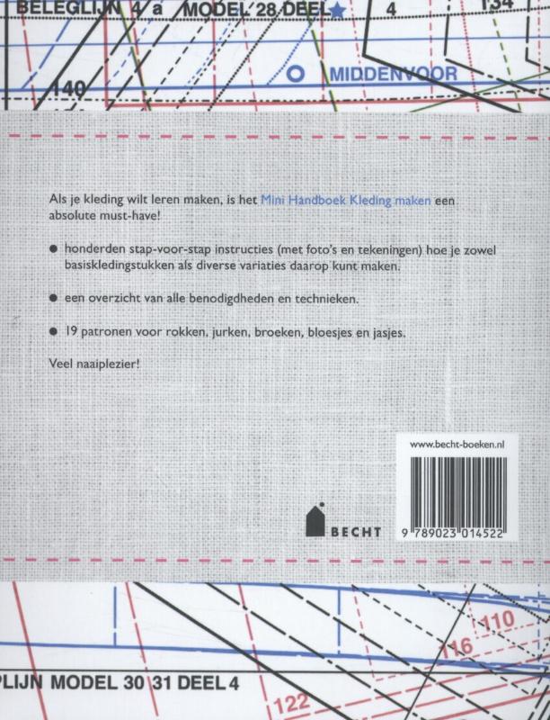 Mini handboek kleding maken achterkant