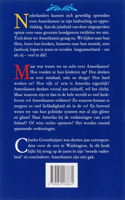 Amerikanen Zijn Niet Gek achterkant