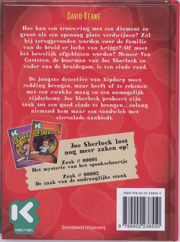 De avonturen van Joe Sherlock / 3 De verdwenen apenoog-diamant / Ketnet achterkant