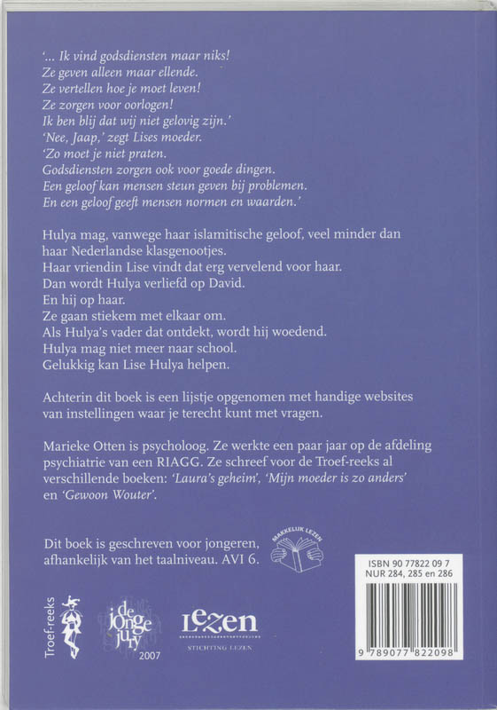 Kebab en pindakaas / Troef-reeks achterkant