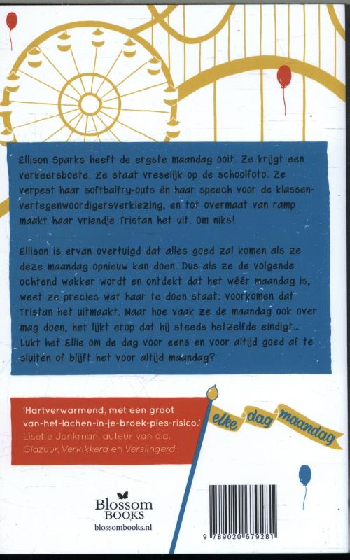 Elke dag maandag achterkant