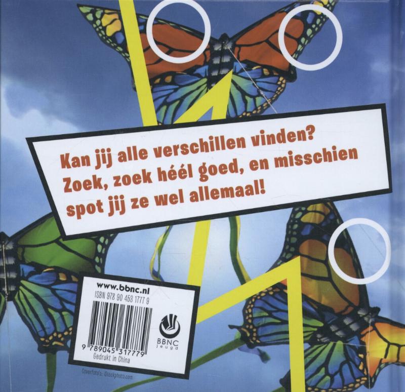 Het enige echte extreme spot de verschillen boek voor kids achterkant