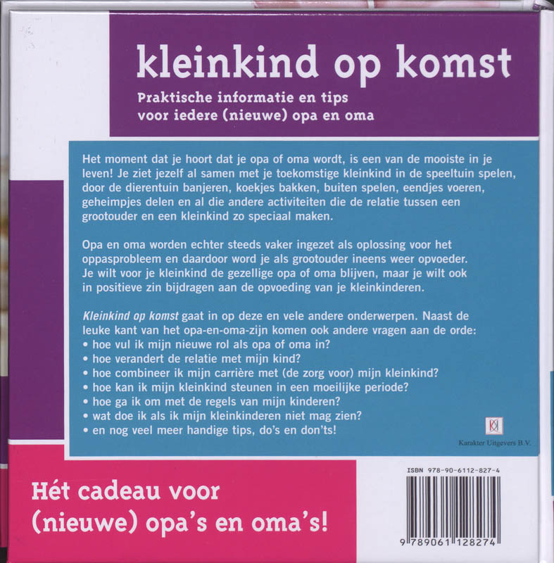 Kleinkind op komst achterkant