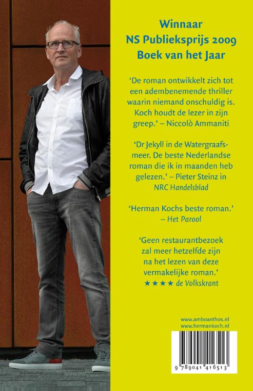 Het diner achterkant