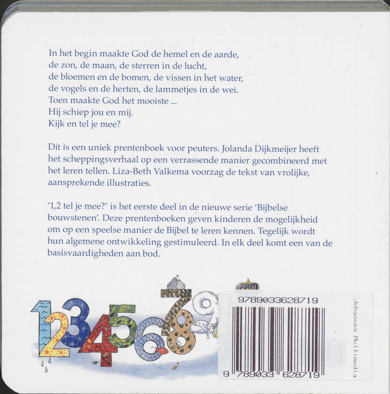 1,2 tel je mee? / Bijbelse bouwstenen / 1 achterkant