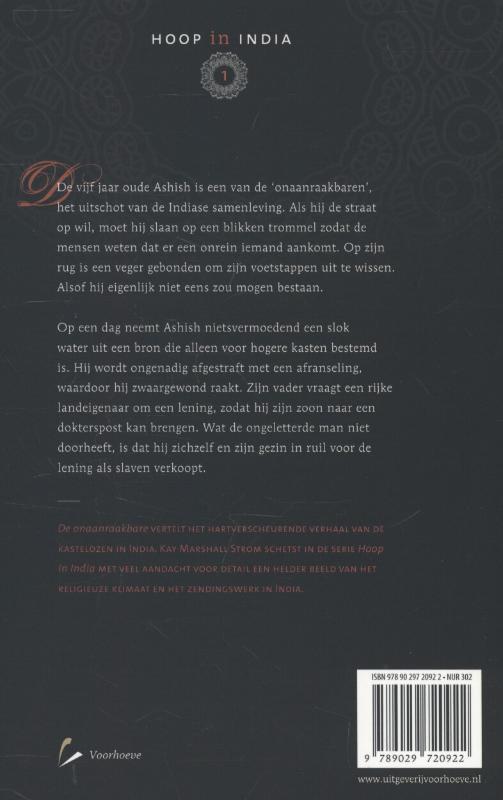 De onaanraakbare / Hoop in India / 1 achterkant