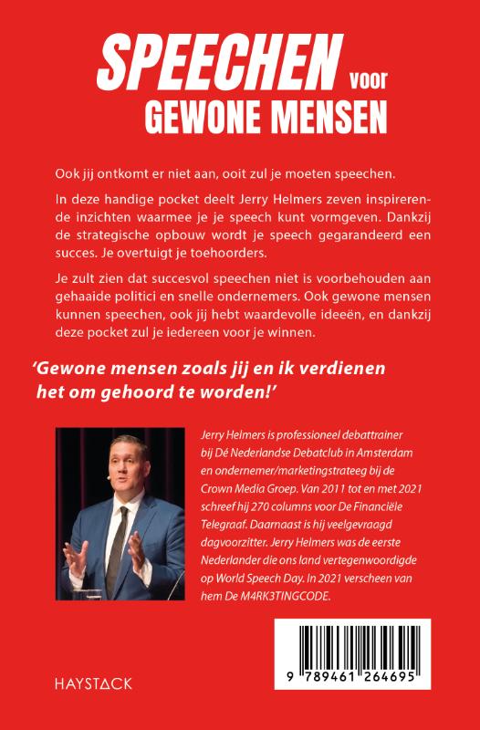 Speechen voor gewone mensen achterkant