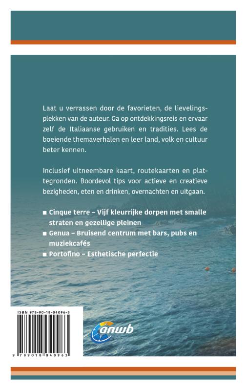Ligurië / ANWB Ontdek reisgids achterkant
