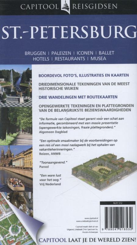 St. Petersburg / Capitool reisgidsen achterkant