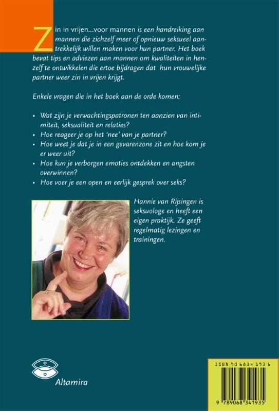 Zin in vrijen voor mannen achterkant