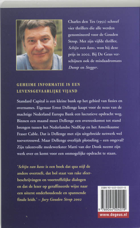 Schijn Van Kans Pap achterkant