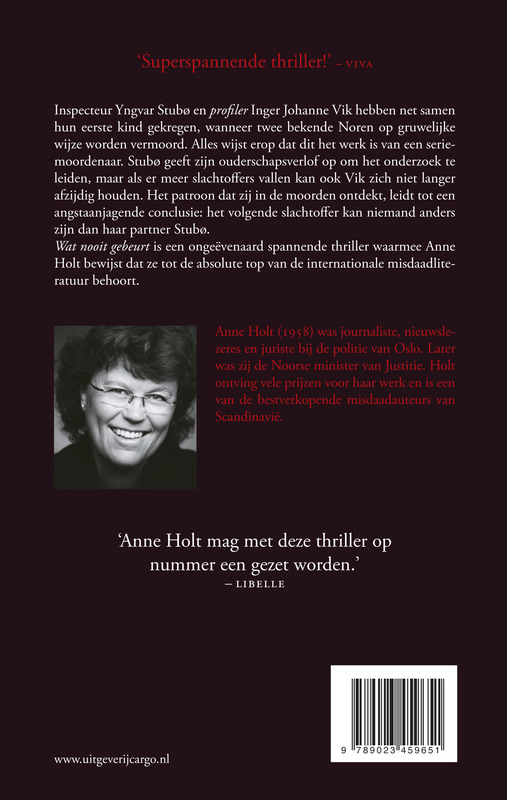 Wat nooit gebeurt achterkant