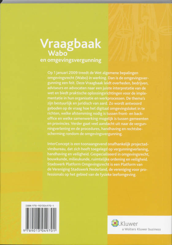 Vraagbaak Wabo en omgevingsvergunning achterkant