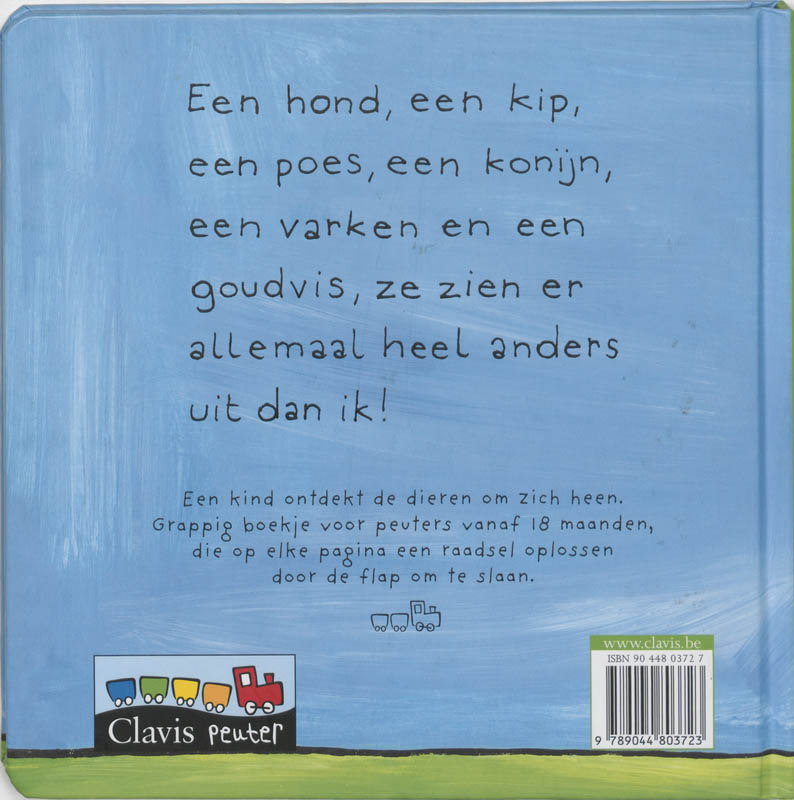 Wie ben ik ? achterkant