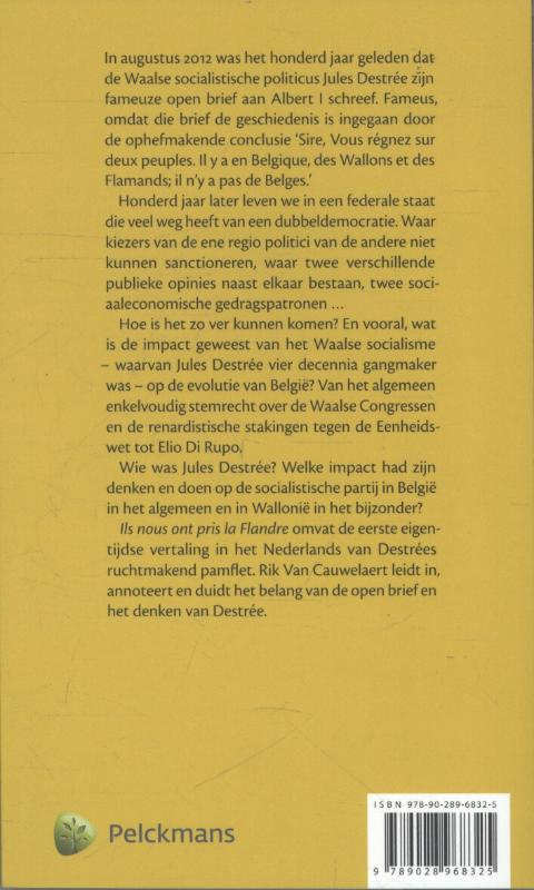 Ils nous ont pris la Flandre achterkant