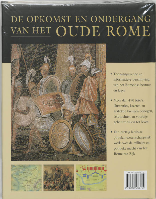 De Opkomst En Ondergang Van Het Oude Rome achterkant
