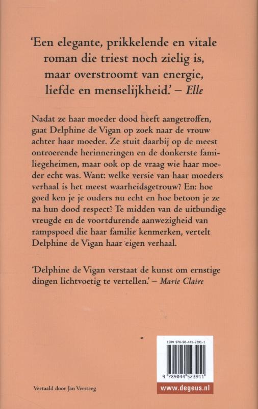 Niets weerstaat de nacht achterkant