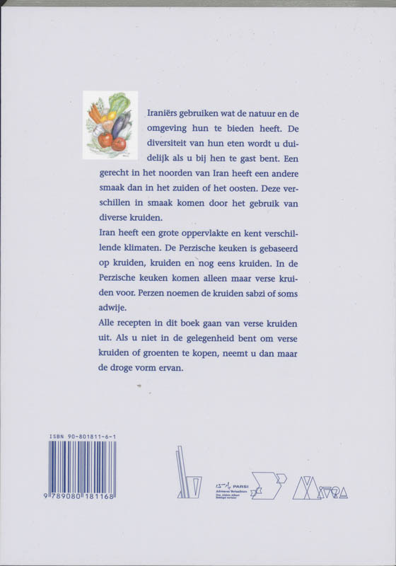 Perzisch Kookboek achterkant