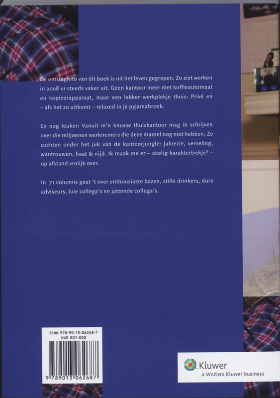 Lekker Schrijven In Mijn Pyamabroek achterkant