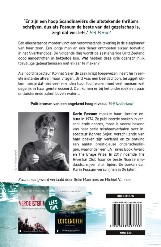 Zwanenzang / Konrad Sejer / 2 achterkant