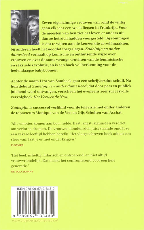 Zadelpijn En Ander Damesleed achterkant