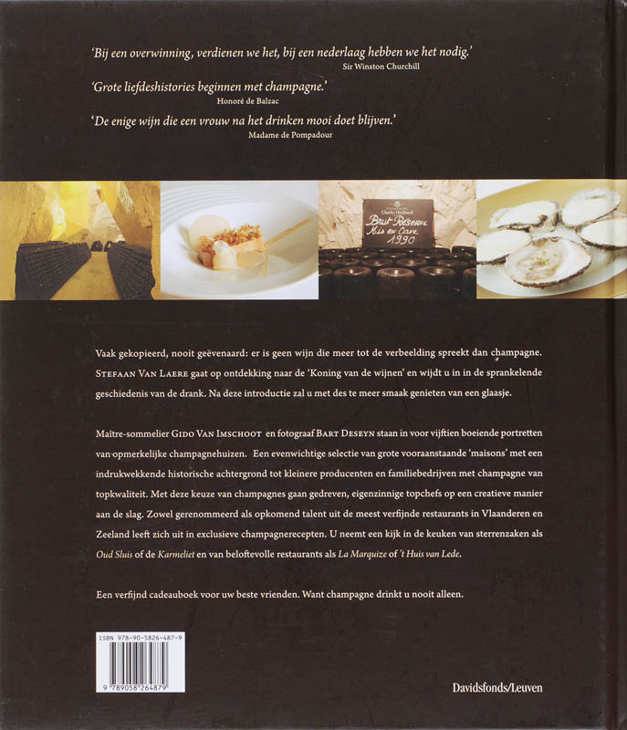Champagne achterkant