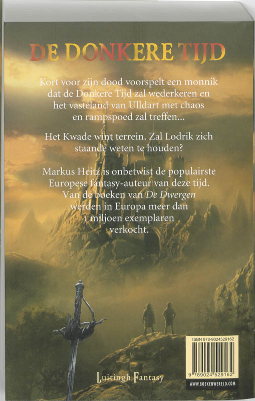 Het teken van de duistere god / De donkere tijd achterkant