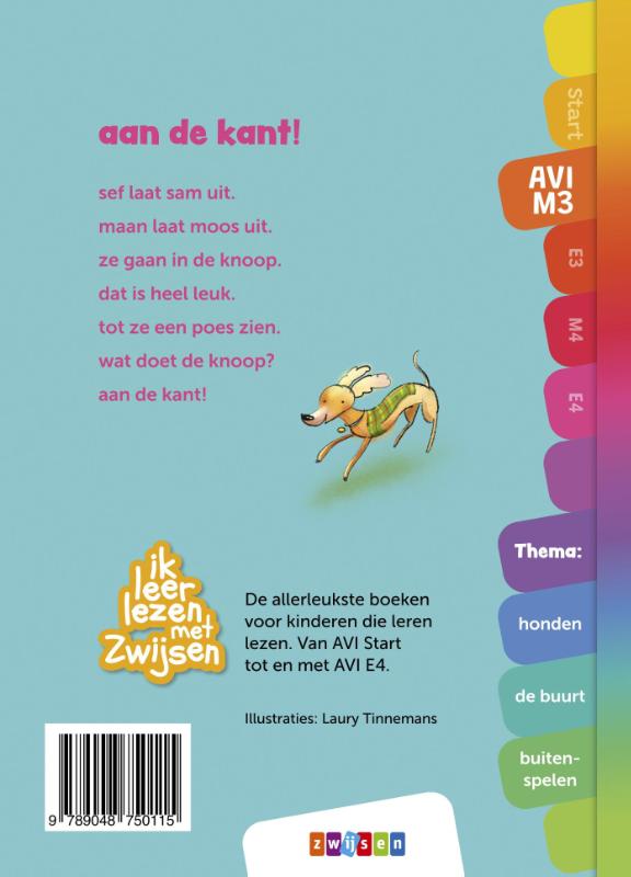 aan de kant! / Ik leer lezen met Zwijsen achterkant