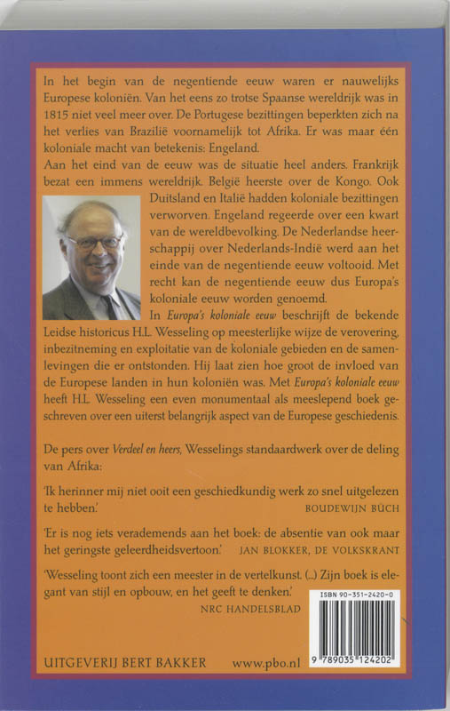 Europa's koloniale eeuw achterkant