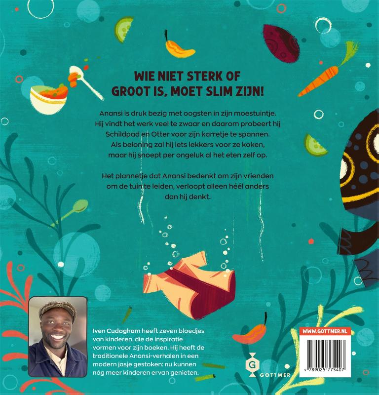Anansi de spin - een koekje van eigen deeg achterkant