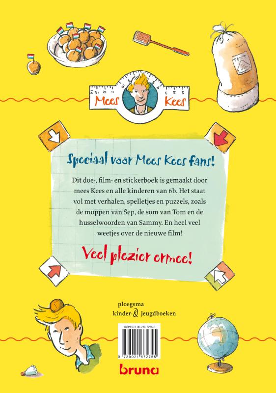 Het Mees Kees doe-, film- en stickerboek / Mees Kees achterkant