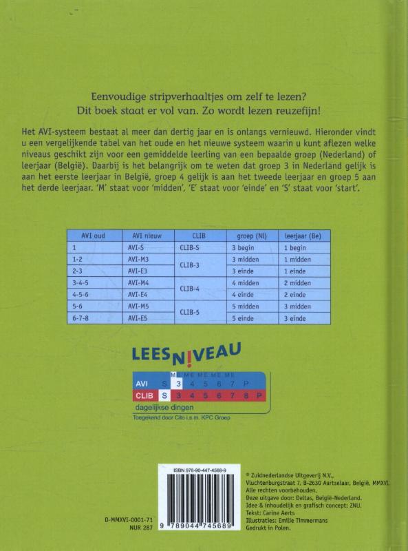 Pret in de hut - korte stripverhalen / Ssst... ik lees! achterkant