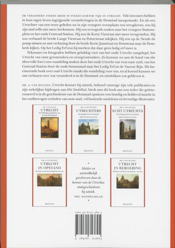 Wandelingen door oud-Utrecht achterkant