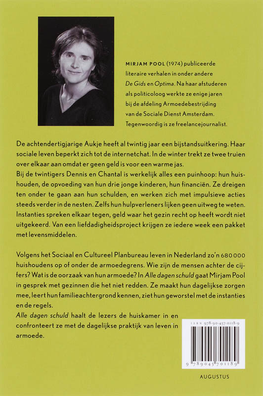 Alle dagen schuld achterkant