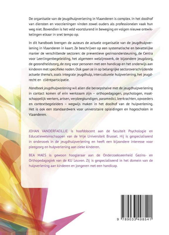 Handboek jeugdhulpverlening 2 Nieuwe ontwikkelingen in het zorgveld achterkant