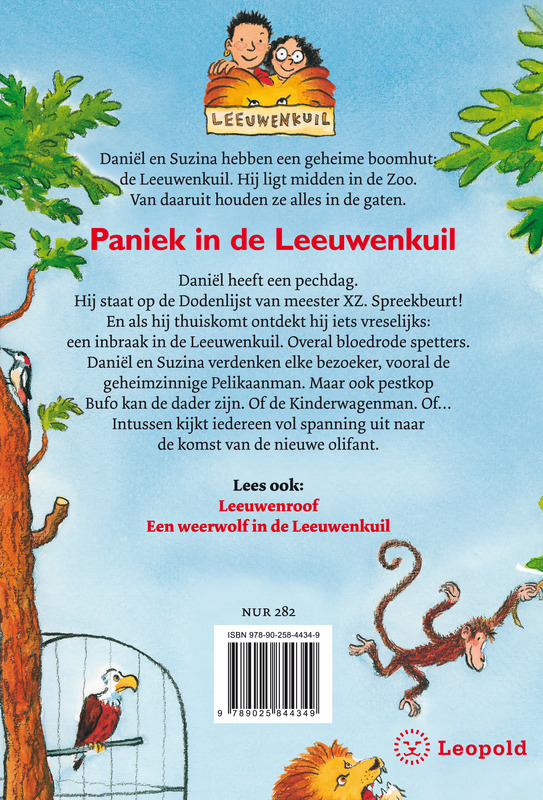 Paniek in de Leeuwenkuil achterkant