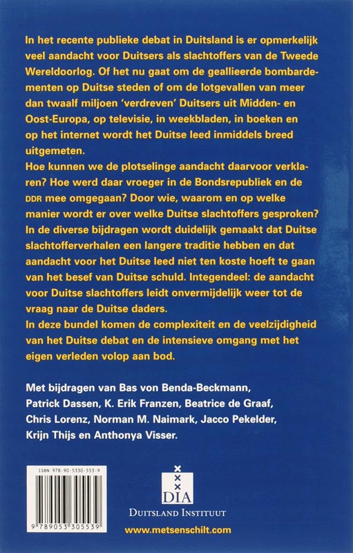 Duitsers als slachtoffers achterkant