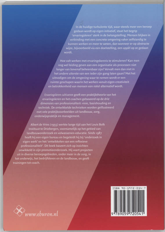 Ervaringsleren cultiveren achterkant